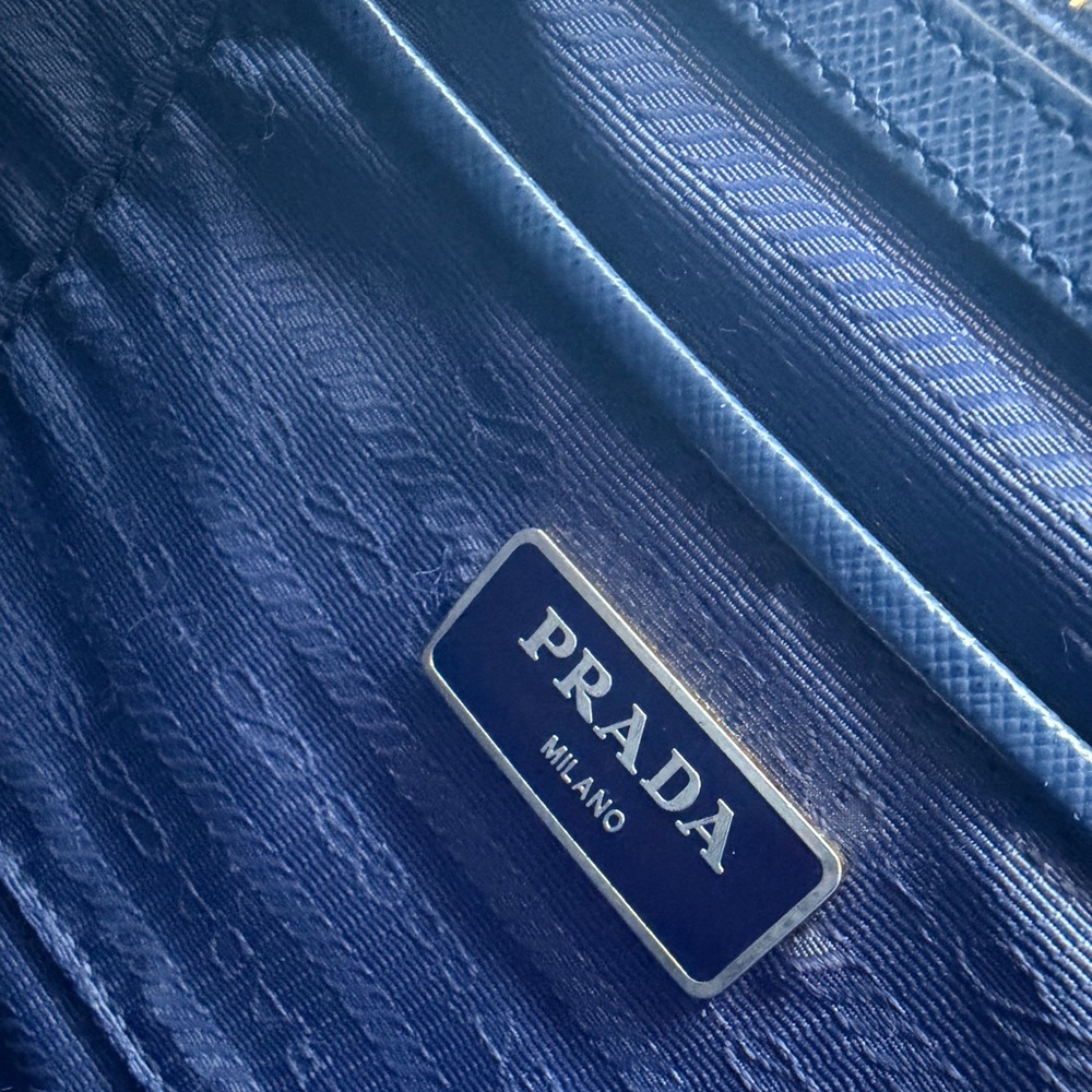 Authentic Prada Galleria Saffiano Lux Tote Bag – Blue/Navy - Picture 8 of 16